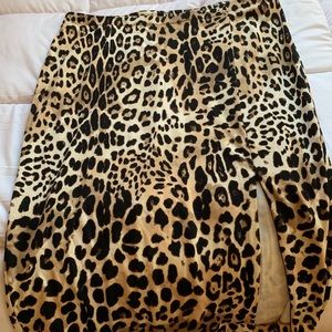 Leopard or cheetah print skirt Lane Bryant 18